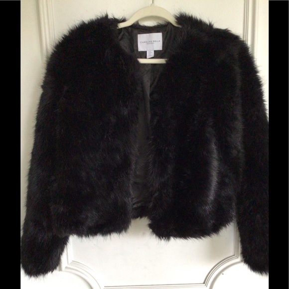 Faux fur coat Size M - Picture 1 of 7